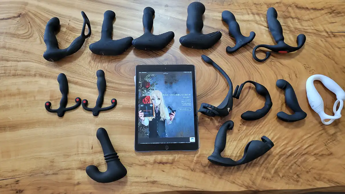 ブログ運営者所有のアナルバイブコレクションの写真